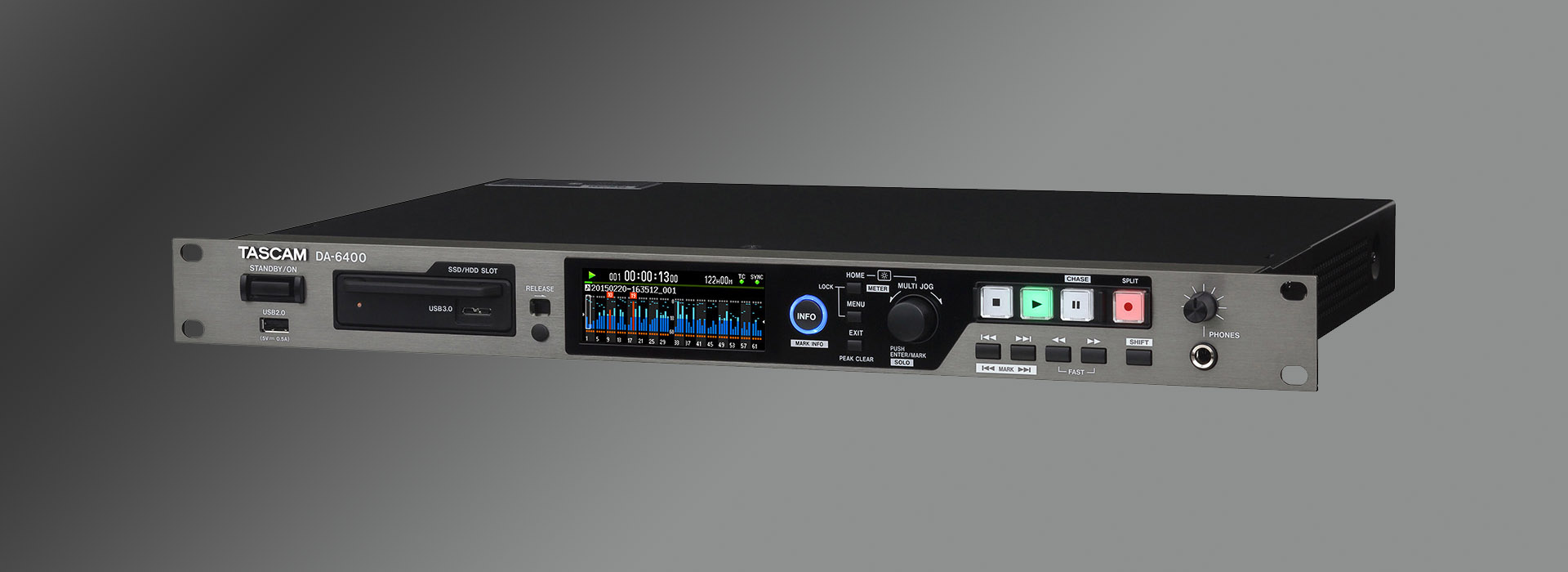 TASCAM<br>媒体播放器/录音机